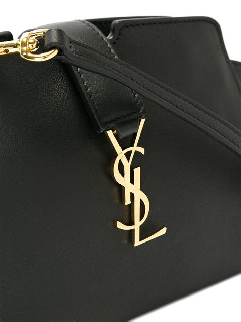 ysl all black crossbody|ysl denim crossbody.